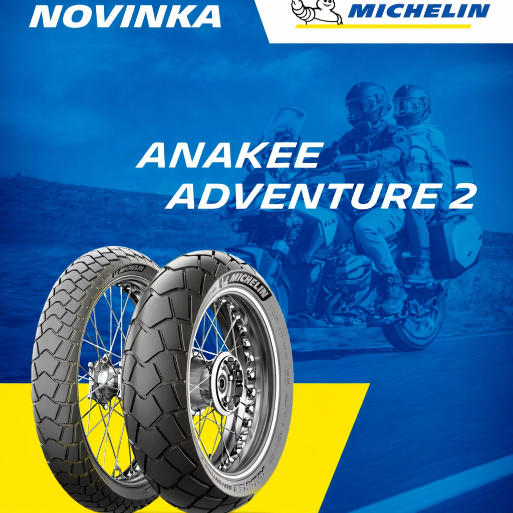 Kde končí asfalt, začíná dobrodružství. Poznejte Michelin Anakee Advanture 2!
